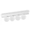 Image de Ideal Lux Ping Pong Plafonnier Globe 4 Lumières Blanc 1000lm 3000k