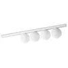Image de Ideal Lux Binomio Plafonnier Globe Ã 4 LumiÃ¨res Blanc