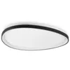 Image de Ideal Lux Gemini Semi-Plafonnier Led IntÃ©grÃ© Dali 81 Cm Noir 5400lm 3000k