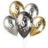 Image de 5 BALLONS BIO SHINY NOMBRE 70 33CM MULTICOLORE