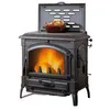 Image de PoÃªle Ã  bois NORDICA Isotta CC Lean 9,3 kW Noir Antracite