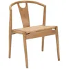 Image de Lot de 2 chaises en bois marron 56x53x76 cm