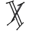 Image de Quiklok T550 - Support Clavier Double En X
