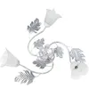 Image de Onli Marilena Plafonnier Semi-Affleurant Ã Bras Multiples, Blanc, Argent