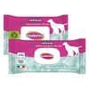 Image de Inodorina Casseroles de musc blanc pour chiens et chats 40pcs