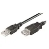 Image de Ewent EW-UAA-030-P - Rallonge de câble USB - USB (F) pour USB (M) - USB 2.0 - 3 m - noir