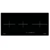 Image de Airlux Airlux ATI83BK - Table de cuisson à induction - 3 plaques de cuisson - Niche - largeur : 76 cm - profondeur : 34 cm - sans cadre - verre noir
