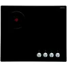 Image de Airlux Airlux AV647HBK - Table de cuisson gaz et électrique - 4 plaques de cuisson - Niche - largeur : 55 cm - profondeur : 47 cm - verre noir