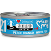Image de 12 x 85 g Disugual Mini-Me Sterilized au poisson blanc, nourriture humide pour chat