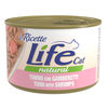 Image de Life Cat 'Le Ricette' 4 x 150 g humide pour chat - Thon, crevettes