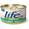 Image de 6x85g Life Cat Natural Adulte poulet avec boeuf nourriture humide pour chat