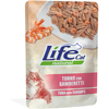 Image de Lot économique : 24x70g Life Cat thon adulte naturel avec crevettes nourriture humide pour chat