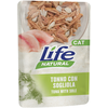 Image de Lot économique : 24x70g Life Cat thon adulte naturel avec sole nourriture humide pour chat