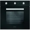 Image de Airlux Airlux Stylish AFSCW21BK - Four - intégrable - niche - largeur : 55.6 cm - profondeur : 55 cm - hauteur : 60 cm - avec système auto-nettoyant - noir