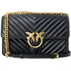 Image de Pinko Sacs Femme PINKO love one classic dc sheep nappa chevron 100941 a0gk