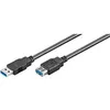 Image de Ewent - Rallonge de câble USB - USB type A (F) pour USB type A (M) - USB 3.0 - 3 m - noir