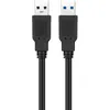 Image de Ewent EW-100112-020-N-P câble USB 1,8 m 3.0 (3.1 Gen 1) USB A Noir - Câbles USB (1,8 m, USB A, USB A, 3.0 (3.1 Gen 1), Noir)