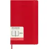Image de Agenda civil Moleskine 2026 12 mois Journalier Grand Format Souple Rouge Scarlet