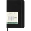 Image de Agenda civil Moleskine 2026 12 mois Semainier Vertical Format Poche Dur Noir
