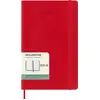 Image de Agenda civil Moleskine 18 mois Semainier Grand Format Souple Rouge
