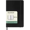 Image de Agenda civil Moleskine 18 mois Semainier Format Poche Souple Noir