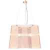 Image de Kartell Kartell Lampe À Suspension Gé Ge (Rose - Polycarbonate 2.0 À Partir De Matière Première Renouvelable)