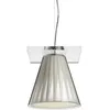 Image de Kartell Kartell Lampe À Suspension Light-Air (Beige - Technopolymère Thermoplastique Transparent Et Tissu)