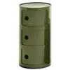 Image de KARTELL table de chevet COMPONIBILI Ã  trois Ã©lÃ©ments (Vert - ABS)