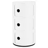 Image de Kartell - Rangement Componibili 3 compartiments mat - Blanc