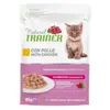 Image de 12 x 85 g trainer Natural Kitten & Young au poulet Nourriture humide pour chats