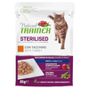 Image de 12 x 85 g Natural Trainer Adult Sterilised Dinde Nourriture humide pour chats