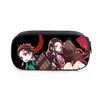Image de Trousse à crayon Demon Slayer Tanjirou Nezuko Noir 20x10x5cm