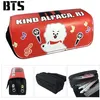 Image de Trousse à crayon BTS Bangtan Boys Rouge 20x9x6.5cm