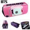 Image de Trousse à crayon BTS Bangtan Boys Rose 20x9x6.5cm
