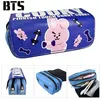 Image de Trousse à crayon BTS Bangtan Boys Bleu 20x9x6.5cm
