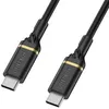 Image de OtterBox Fast Charge Cable Standard - Câble USB - 24 pin USB-C (M) pour 24 pin USB-C (M) - USB 2.0 - 1 m - noir scintillant