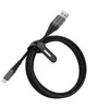 Image de OtterBox Premium - Câble Lightning - USB mâle pour Lightning mâle - 2 m - noir cendre foncé - pour Apple iPad/iPhone/iPod (Lightning)