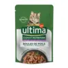 Image de 4x70g Hairball boeuf et saumon Expert Nutrition Ultima nourriture humide pour chat