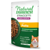 Image de 24x 85g Natural Trainer Stracceti Adult Sterilised lamelles en sauce poulet nourriture pour chats humide
