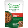 Image de 100g Natural Trainer Bocconcini Adult Small & Toy Bouchées en sauce au boeuf Nourriture pour chien humide