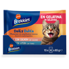 Image de 4x 85g Brekkies Daily Delice saumon et dinde nourriture pour chat humide