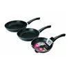 Image de Ibili 405100 lot poêles indubasic aluminium (18 cm + 22 cm + 26 cm)