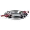 Image de Poêle à paella valence 46 cm en acier poli - Garcima - Argent - Acier