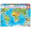 Image de Puzzle Educa - Carte du monde, 150 pièces