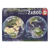 Image de Genuine  2x800 Puzzle Rond PlanÃ¨te Terre