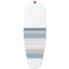 Image de Rayen Housse table à repasser Premium clip - 130 x 47 cm - blanc, gris et bleu
