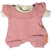 Image de Miniland Salopette Et T-shirt Dhiver Pour Poupée De 21 Cm Rose