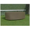 Image de Housse De Protection Pour Table Ovale Covertop - Taupe - 230 X 130 X 70 Cm