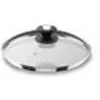 Image de Couvercle en verre bord inox 16 cm - Lacor - Transparent - Verre