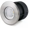 Image de Faro Suria-3 - Projecteur Encastré Extérieur À Led À Angle De Faisceau Étroit, Nickel Mat Ip67
